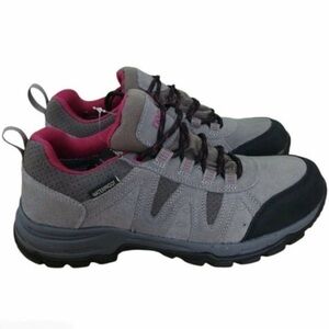 riemot Waterproof Hiking Shoes Grey Wine
